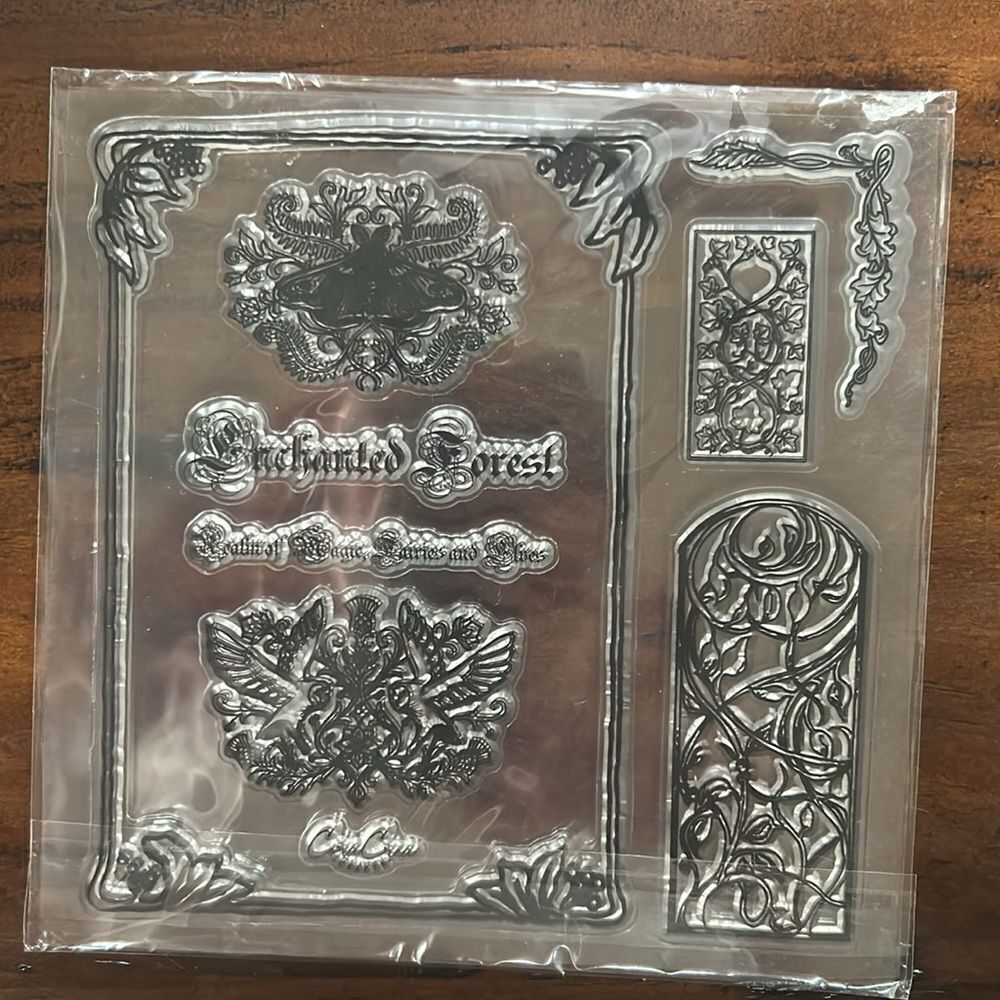CoraCreaCrafts Clear Stamps Enchanted forest motive NEW